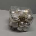 Christmas Balls Ornaments -36pcs Shatterproof Christmas Tree Decorations with Hanging Loop for Xmas Tree Wedding Holiday Party Home Decor,6 Styles in 3 Sizes(Champagne Gold)