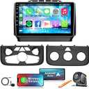 4G+64G Android 13 Car Radio for Dodge 20132018 RAM 1500/2500/3500(Manual & Auto AC), 9 Inch IPS Touch Screen Car Stereo with Carplay&Android Auto,GPS, WiFi, Bluetooth,FM,Rear View, DSP