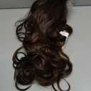 Black Synthetic Lace Front Wig,136 Body Wave HD Glueless Wigs for Women Natural Daily Use 28IN (1B)