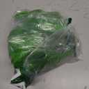 WPOZD Deluxe Christmas Mask with Santa Hat, Green Plush Fur, Holiday Costume Accessory Green Mask