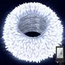 470ft Outdoor Christmas Lights, 1500 LED Super Long String Lights 12 Modes & Timer Memory, Dimmable Outsite Waterproof Light Strings for Xmas Tree Garden Wedding Party Holiday Decorations Cool White