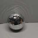 NuLink 8inch Disco Ball Decor Mirror Balls Hanging Disco for Party Decorations Wedding Home (Silver)