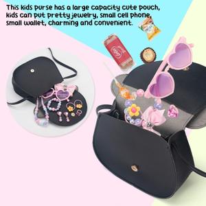 Toddler Purse for Kids, Little Girl Purse, Toddler Wallet, Mini Mouse Ear Bow Crossbody Bag, Birthday Gift