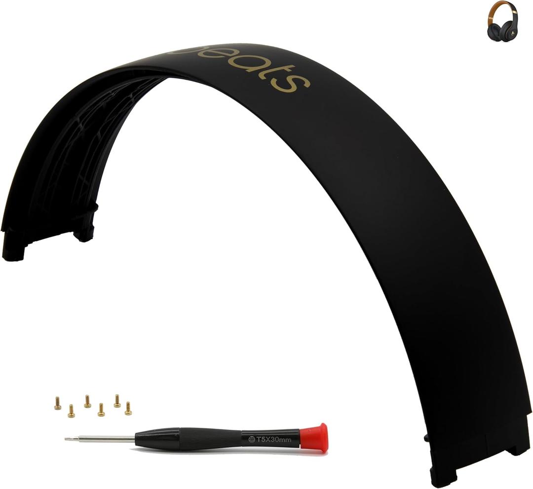 Studio 3 Headband Replacement - Durable & Comfortable Cushion, Compatible with Studio 3 Wireless(A1914) & Studio 2 Wired/Wireless (B0500/B0501) Headphones (Studio 3-Midnight Black)