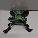 rabbitgoo Dog Harness Small Sized, No Pull Dog Vest with 3 Buckles, Adjustable Soft Padded Pet Harness with Easy Control Handle and Reflective Strips, Green, S