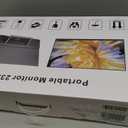 23.8" Large Portable Monitor 200Hz FHD 1080P IPS Freesync External Computer Display with USB C HDMI, Built in Speakers and Stand Portable Gaming Monitor for Laptop Phone PC Mac PS4 Xbox