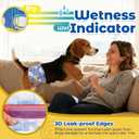 Pet Soft Dog Diapers Male,20 Ct Disposable Male Dog Wraps, Super Absorbent Doggie Belly Band with Wetness Indicator, Leak-Proof Puppy Pampers for Puppy Training, Incontinence, Small
