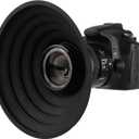Camera Lens Hood Collapsible Reversible Filter Thread Rubber Digital Hood DSLR Cap Shade (For 70-90mm Lens)
