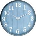 TOOCAT Large Outdoor Indoor Clock, 18-inch Waterproof Wall Clock, Battery Operated for Swimming Pools, Gardens, Warehouses, Courtyards, Living Rooms, Workshops and Offices