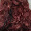Burgundy Wig for Women Long Wavy Red Wig Middle Part 26 Inch Wigs Heat Resistant Synthetic Wig for Daily Use