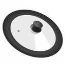 Universal Lid for Pots, Pans and Skillets, 6&7&8 inch, Diameter Cookware, Silicone Replacement Pan Lid Pot Lids for Frying Pans, Cast Iron,Tempered Glass Lid