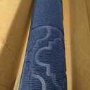 Yimobra Welcome Matt Outdoor Indoor 29.5x17, All-Weather Waterproof Front Door Mat, Non-Slip Low Profile Porch Patio Entrance Doormat, Blue