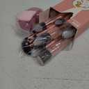 Makeup Brushes Set, Mlemle Professional 26 Pcs Makeup Kit, Include Powder Foundation Concealers Blush Eye shadows 21 Pcs Makeup Brushes and 2 Powder Puff, 3 Makeup Sponge(A01-Pink)