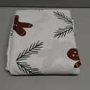 Twin Christmas Gingerbread Cookie Sheet Set - Holiday Xmas Pattern Bedding Set - Deep Pockets - Snug Fit - 3 Piece - Wrinkle Free - Comfy Festive Winter - Holiday Sheets for Women, Men, Kids & Teens