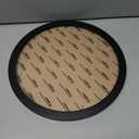 alfyng Round Photo Frame Wooden Wall Hanging Picture Frames for Home Office Wall Dcor (black, 12 inch)