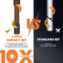 toolant Impact Hex Head Allen Wrench Drill Bit Set 20pcs (Metric&SAE), 1/4 Hex-Shank S2 Steel Hex Bits Set, CNC Machined Tips with Magnetism, 2 Long with Storage Box