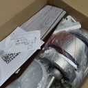 42" Ceiling Fan for Living Room - 5 Blades Modern Ceiling Fan with Light for Bedroom - Quiet DC Motor - 3CCT - 6 Speeds - Dimmable - Reversible Function - Light Wood Tone/Dark Brown