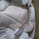 Suihuooo Electric Baby Swing for Infants, Portable Swing with Bluetooth,5 Speeds,3 Timers,10 Lullabies,5-Point Harness,Remote Control,White