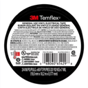 3M Temflex Vinyl Electrical Tape, , 3/4 in x 60 ft, Black (2-Roll)