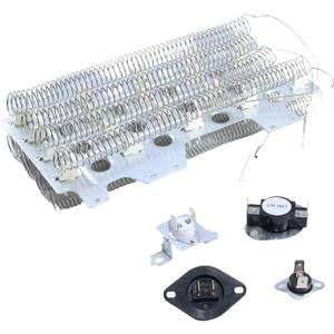DVE45R6300W/A3 DVE54M8750V/A3 DV45K7600EW/A3 DVE54M8750W/A3 DVE45R6300V/A3 DVE52M8650V/A3 Dryer Heating Element Kit for Samsung DVE52M7750V/A3 DV45H6300EG/A3 DV45K6200EW/A3 DV48J7770EP/A2