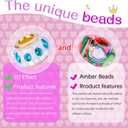 AIPRIDY Charm Bracelet Making Kit,Unicorn Mermaid Crafts Gifts Set Can Inspires Imagination and Creativity,Jewelry Making Kit Perfect Gifts for Girls 5-12 Years Old (72 Pieces Rose)