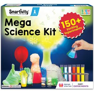 Smartivity Legendary Mega 150 Science Experiment Kit for Kids, Smart Birthday Gifts, Educational Science Experiments for Boys & Girls, STEM Toys for Learning & Fun for Age 6, 7, 8, 9, 10, 11, 12,14