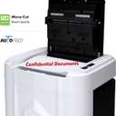 Aurora AU120MB 120-Sheet Auto Feed High Security Micro-Cut Paper Shredder / 30 Minutes (White/Black)