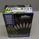 Joiedomi Clear Christmas String Lights Indoor,300(3x100) Mini White Fairy Light,64.2 FT Lighting Decor for Patio Dorm Classroom Bedroom Holiday Wedding Party Garland Birthday Festival,Green Wire