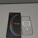 ZIYE Iridescent Case Compatible with iPhone 17 Pro Max Cute Fluorescent Laser Design Shockproof Protective Phone Cover Compatible with Magsafe for Women Girls Men White