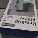 ENITYA 22" XL Back Pillow for Bed Sitting Up, Reading Pillow with Armrests & Big Pockets, Soft Back Support Chair, Ideal for Watching TV, Gaming, Nursing, Resting, Post Surgery, Dark Grey (XL(5'3"-5'11"))