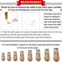 QUMY Dog Shoes for Large Dogs, Medium Dog Boots & Paw Protectors for Winter Snowy Day, Summer Hot Pavement, Water-Resistant in Rainy Weather, Outdoor Walking, Indoor Hardfloors Skid-Resistant Sole (Khaki, Size 6: 2.6''x3.0''(W*L) (Pack of 4))