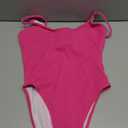 Zando One Piece Swimsuit Women Sexy Ribbed Swim Suits for Women 2025 Bathing Suit Open Back Swimsuits Slimming Women Swimwear (Medium, Hot Pink)