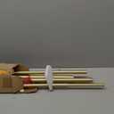 1 Inch Gold Double Curtain Rods 72 to 144 Inches (6 to 12 ft), USFOOK Drapery Rods for Windows, Telescoping Dual Curtain Rod with Luxury Translucent Finials