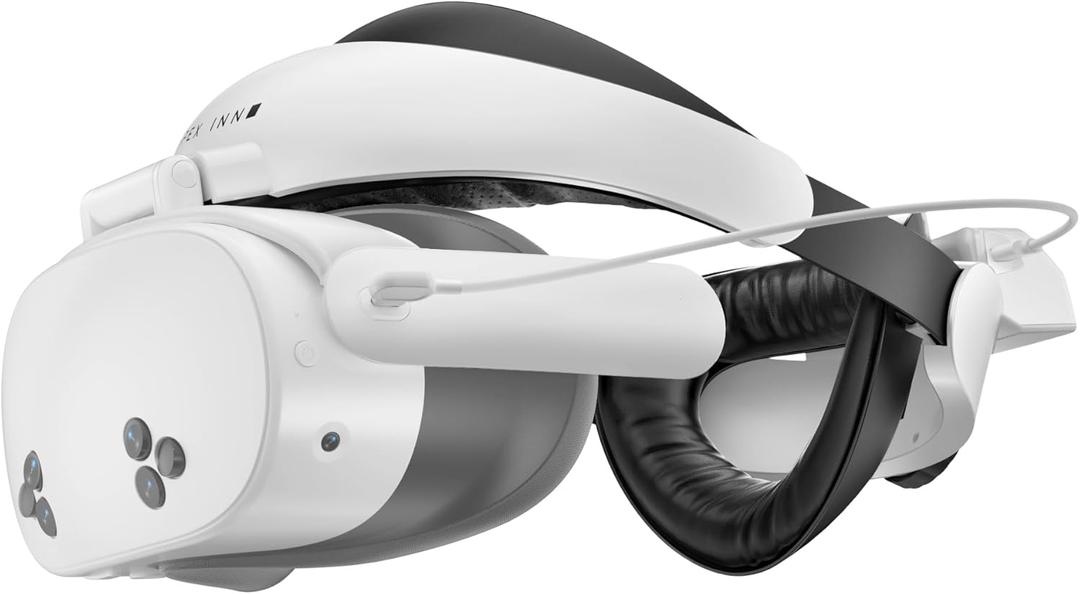 APEXINNO F1 Flip Battery Head Strap for Meta Quest 3S, Rechargeable VR Halo Strap with Adjustable Comfort Fit, Ideal for Work Sessions and Extended VR Use  Only Compatible with Quest 3S