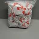 Pfrewn Christmas Crib Sheets for Boys Girls Red Candy Cane Snowflakes Fitted Crib Sheet Fits Standard Crib Mattress Pads Winter Pattern Stretch Soft Toddler Baby Sheet,52x28IN