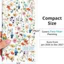 5 x Pocket Calendar 2026-2027 for Purse, Two Year Monthly Planner Pocket Size, Jan 2026 to Dec 2027 Monthly Planner Small Size (6.5" x 3.5") - Wildflowers