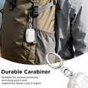 2 x for Airpods Pro 3 Case Clear, Soft TPU Transparent Anti-Yellowing for Apple AirPods Pro 3rd Generation (2025) Case Cover for Men & Women with Keychain, Military-Grade Shockproof, Clear+Stone