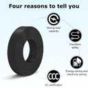 16 Gauge 6 Conductor Electrical Wire, 100FT 16AWG PVC Thermostat Wire, Low Voltage Landscape Wire, Flexible Cord for LED Lighting Strips Automotive Garden Bell Speaker