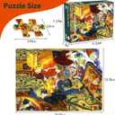 500 Piece Jigsaw Puzzles for Adults,Vibrant Celebration Puzzle with HD Poster, Precise Interlocking Dust-Free, Home Decor, Family Games, Holiday Party Gift, 19.3x 13.7in