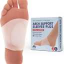 Dr. Frederick's Original Arch Support Sleeves Plus - 2 ct - Pain Relief for Flat Feet & Fallen Arches - Men & Women - Large/XL