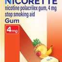 Nicorette 4 mg Nicotine Gum to Help Quit Smoking - Fruit Chill Flavored Stop Smoking Aid, 100 Count
(Pack of 2)