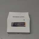 BAMBOO COOL Women's Thongs Seamless Moisture-Wicking Breathable Underwear High Stretchy Mid Waisted Panties Tagless 6 Pack (S)