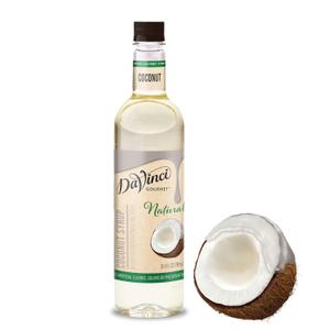 2 x DaVinci Gourmet Naturals Coconut Syrup, 25.4 Fluid Ounces (Pack of 1) (EXP 01/21/26)