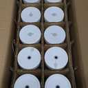 Ruckae 16oz 10 Pack Glass Juice Bottles with Dual Scale, Reusable Glass Bottles with Hole Lids and Straws Mason Jar for Juicing, Smoothies, Kombucha - Water Bottle for Fridge or Gym (Transparent)