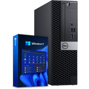 Dell Windows 11 Desktop Computer OptiPlex 5060 | Intel Core i5-8500 Six Core (4.3GHz Turbo) | 16GB DDR4 RAM | 500GB SSD Solid State + 1TB HDD | WiFi + Bluetooth | Home or Office PC