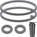 3 x 4pcs Lid Gasket Replacement for Blender Bottle Strada Flip Shaker Cup Water Bottle Parts Accessories Leak-Proof, 2 Sizes Silicone Seal Ring for Blenderbottle Strada Flip Shaker 24 oz 28 oz(Gray)