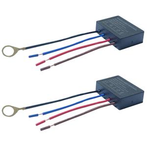 3 Way Touch Sensor Dimmer, Touch Light Dimmer Switch Control Sensor, Touch lamp Repair Kit Control Module, Lamp Desk Light Parts, Replacement Sensor(Size:2pcs)