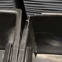 Mueller Janska M-Resin Heavy Duty Tall Planter, Indoor/Outdoor Grande Plant, Tree, Flower Pot, 2-Piece Set, 24, Modern Design, Built-in Drainage, Dark Gray (24 x 11.5")