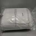 MATBEBY Queen Size Mattress Pad - Cooling Breathable Mattress Topper, Quilted Fitted Mattress Protector, Pillow Top Mattress Cover with 8-21" Deep Pocket, Soft, Machine Washable, White, 60x80 Inches