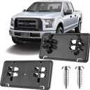 License Plate Bracket Accessories for Ford F150 2015 2016 2017, Front Bumper License Plate Holder Replacement Frame Black Mount, Replaces# FO1068166 FL3Z17A385B